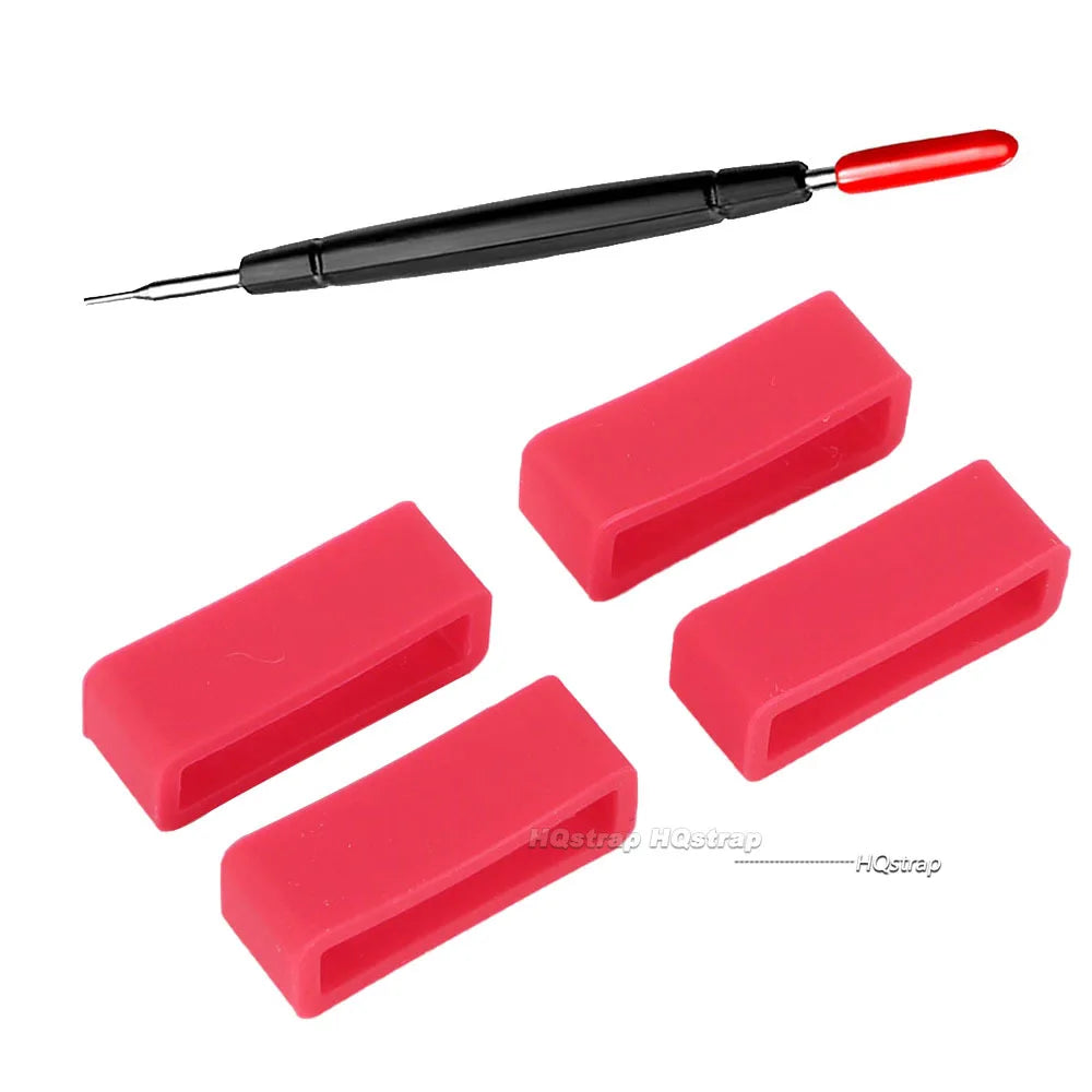 CowLost | product_id-4pcs-silicone-watch-band-keepers-security-rings-16-26mm-strap |20