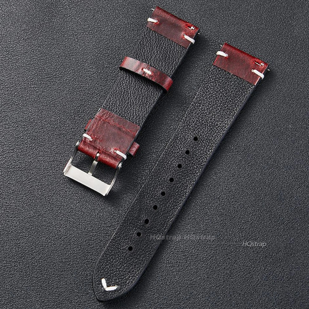 CowLost | bracelets-product_id-retro-oil-wax-calfskin-leather-watchband-for-seiko-quick-release-18mm-20mm-22mm |18