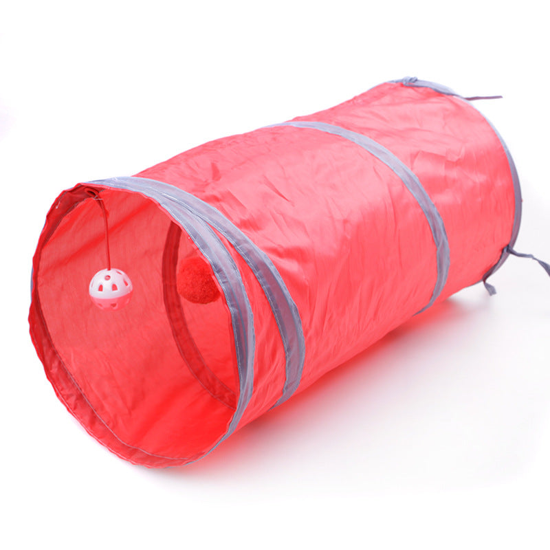 CowLost | cat-treats-cat-tunnel-toy-with-2-holes-and-balls-for-pets |12