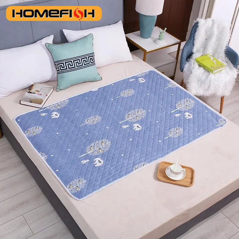 CowLost | mattress-protectors-product_id-homefish-washable-breathable-baby-toddler-urine-mattress-protector-pad-with-cartoon-design |1