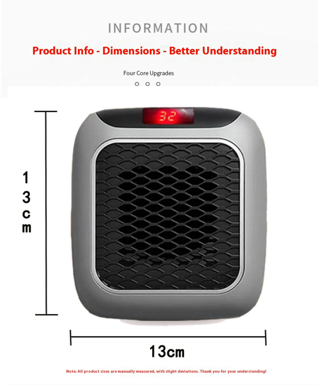 CowLost | product_id-homefish-500w-portable-electric-fan-heater-mini-radiator-with-remote-for-home |2