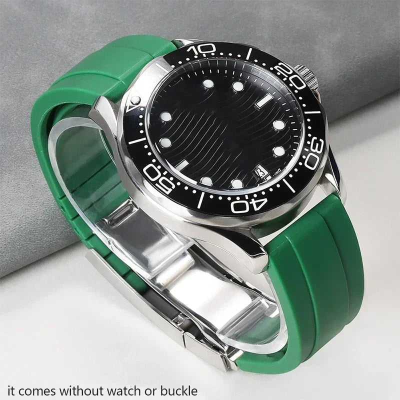 CowLost | product_id-20mm-waterproof-soft-silicone-replacement-strap-for-rolex-gmt-daytona-water-ghost |6