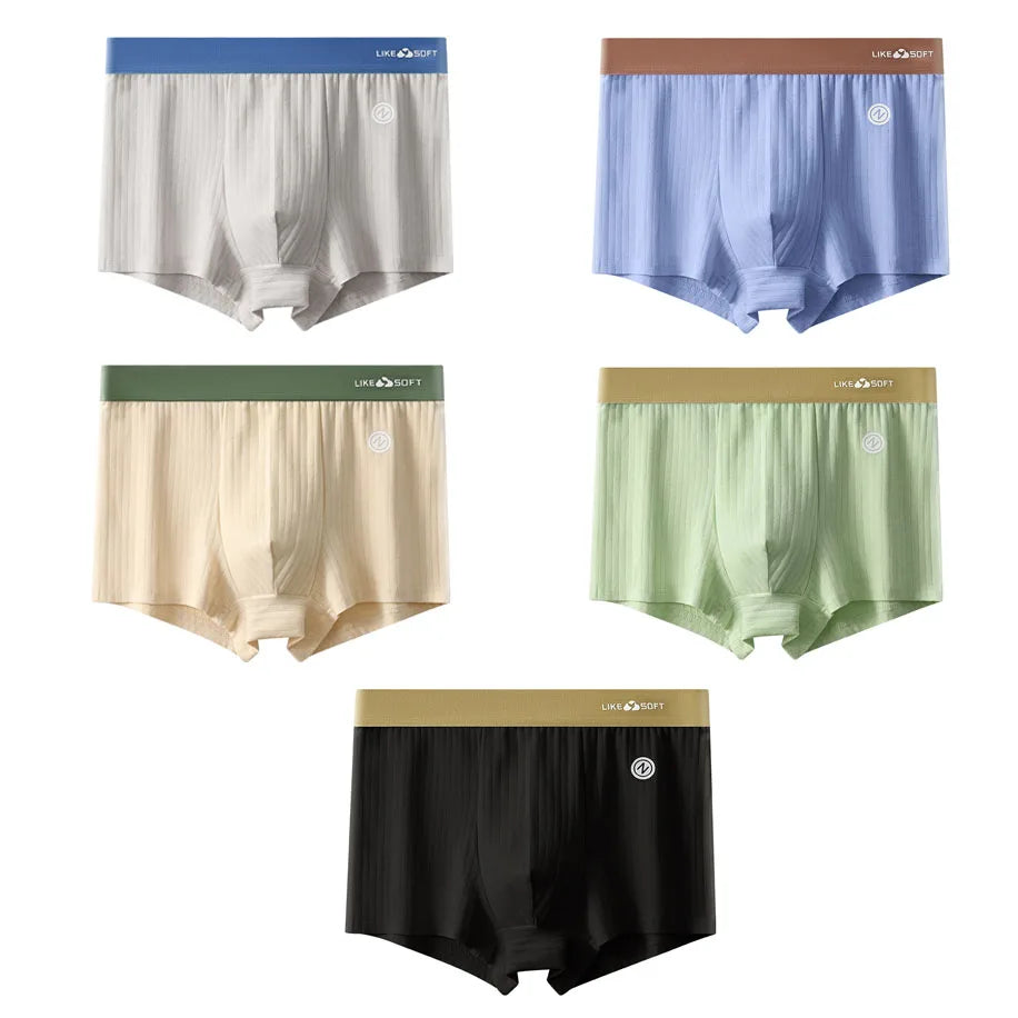 CowLost | 2-pcs-lot-mens-striped-panties-boxer |2