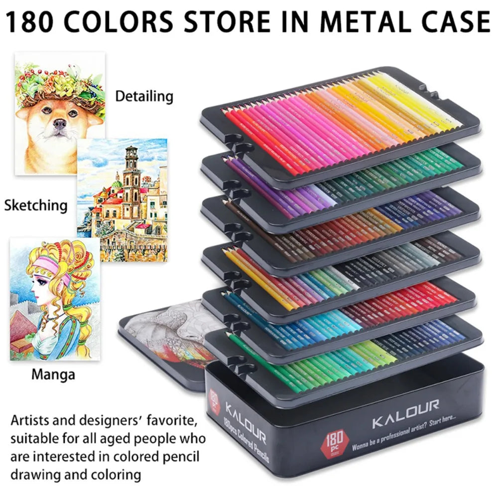 CowLost | art-pencils-product_id-kalour-oil-colored-pencils-set-50-300-pcs-professional-drawing-art-supplies |20