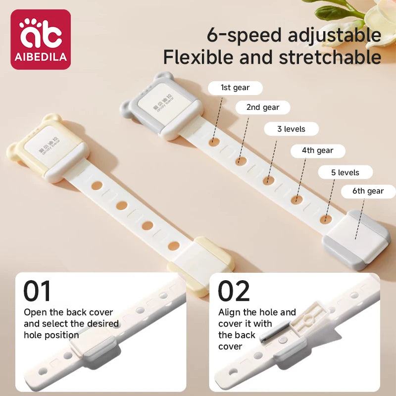 CowLost | aibedila-baby-safety-locks-adhesive-child-proof-cabinet-drawer-door-latches |3