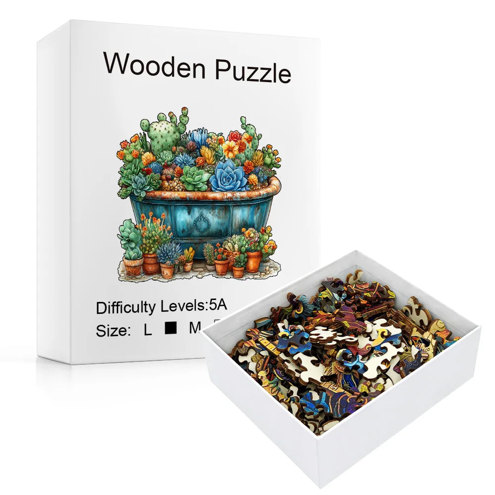 CowLost | product_id-challenging-wooden-jigsaw-puzzle-with-colorful-succulents-and-animal-shapes-high-difficulty-brain-game |3