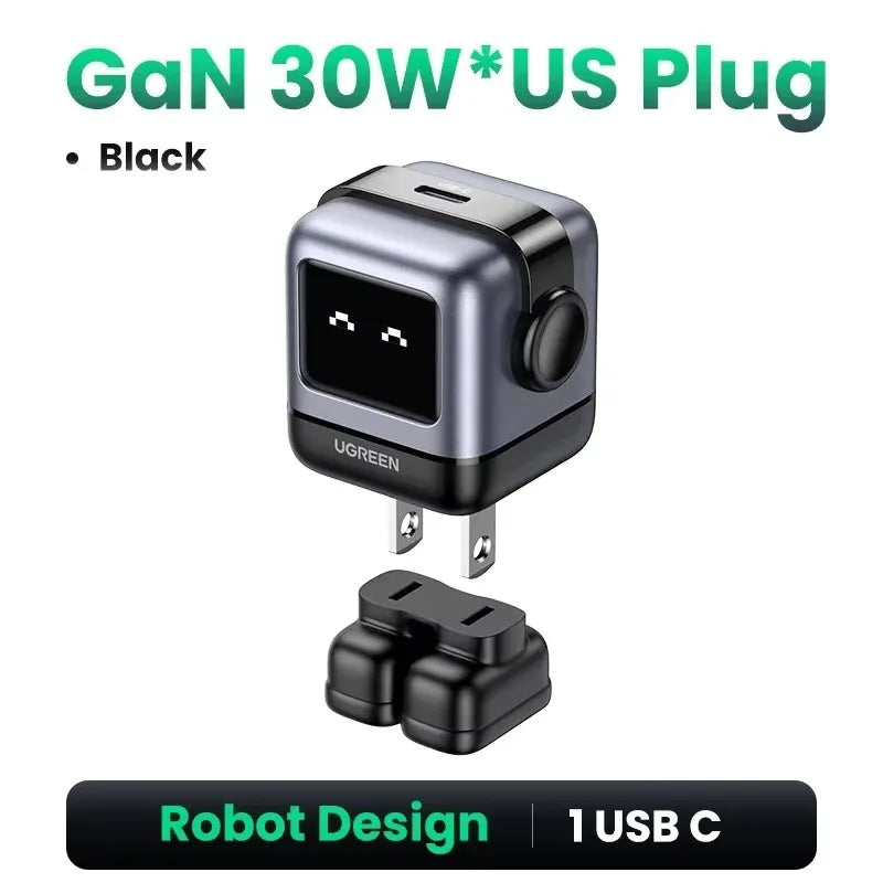 CowLost | ugreen-uno-100w-gan-charger-robot-design-qc4-0-3-0-pps |22