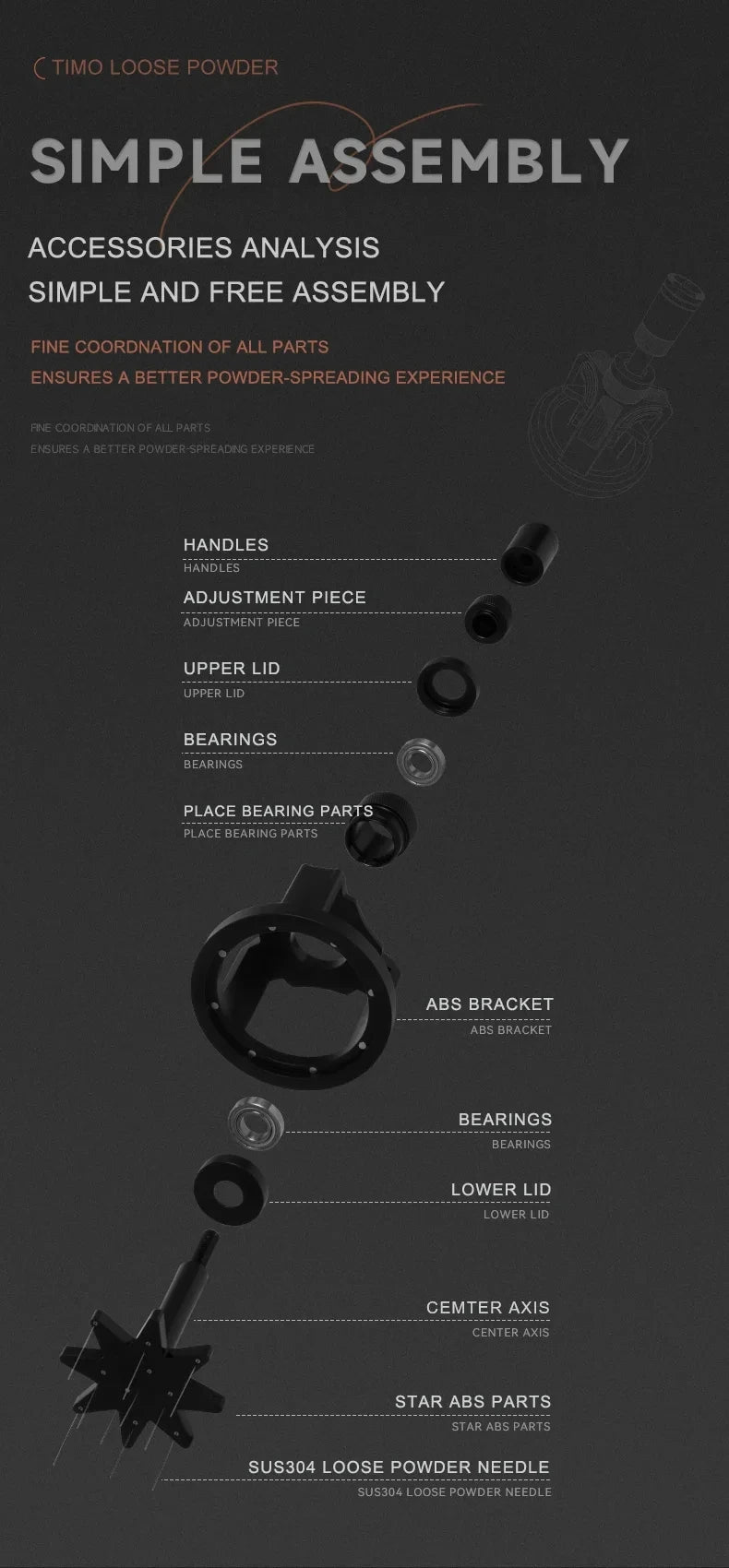 CowLost | product_id-adjustable-rotatable-espresso-hand-tamper-coffee-stirring-tool-51-54-58mm-black |15