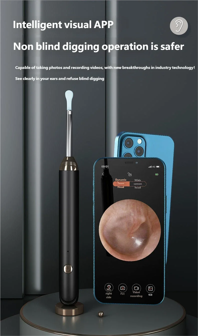 CowLost | product_id-homefish-wifi-visible-ear-pick-hd-ear-cleaning-tool-for-safe-earwax-removal |9