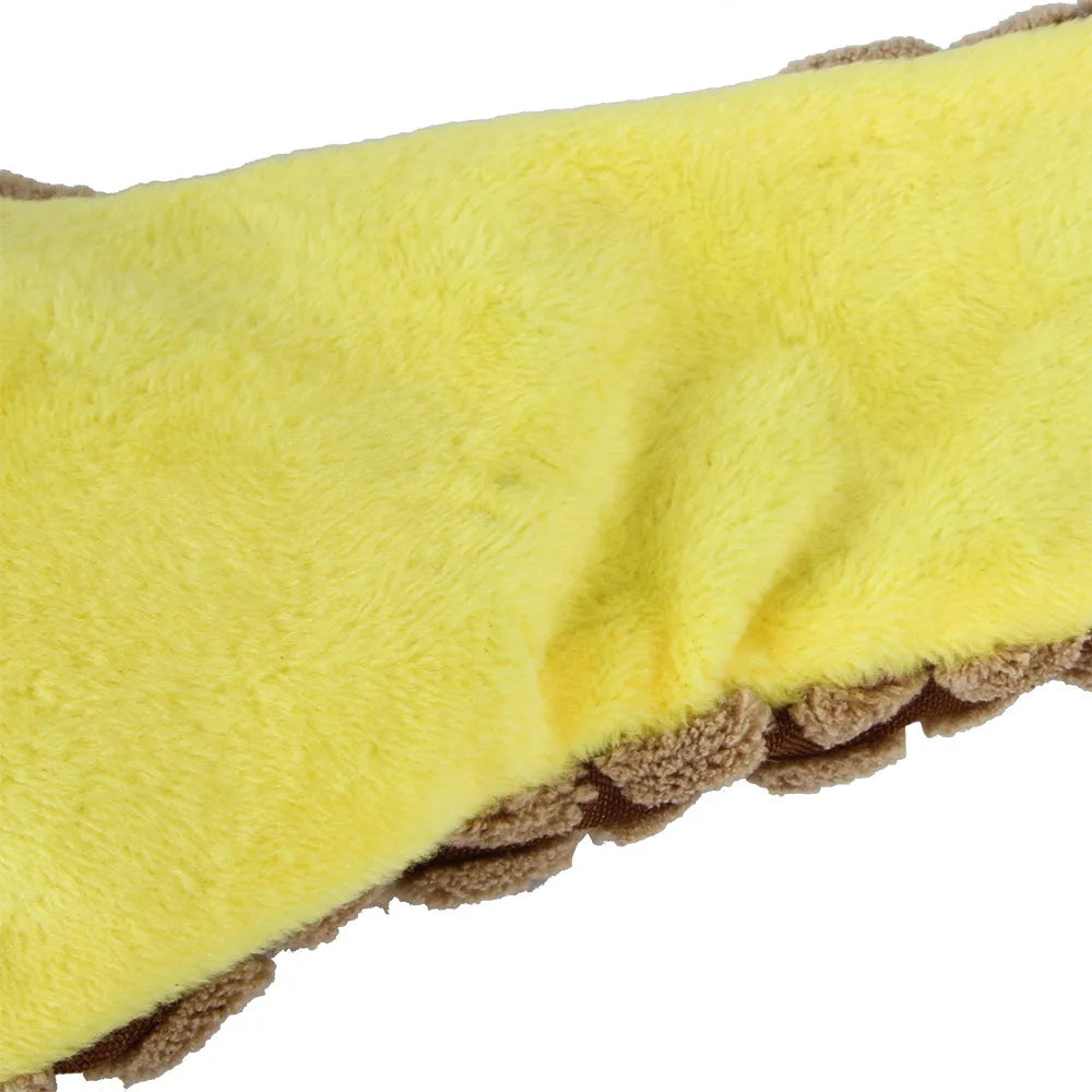 CowLost | dog-kennel-run-accessories-plush-no-stuffing-dog-squeak-toy-crinkle-crocodile-chew-toy |11