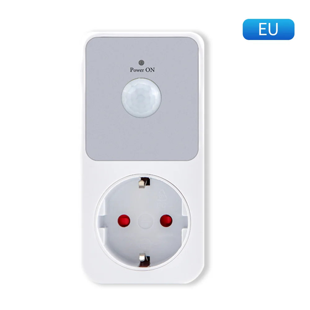 PIR Sensor Socket Lamp Holder 110-240V Infrared Detection 120° Automatic Induction Switch