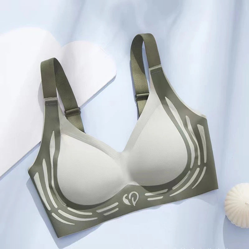 CowLost | product_id-seamless-contrast-push-up-fixed-cup-bra-with-comfortable-back-for-women |10