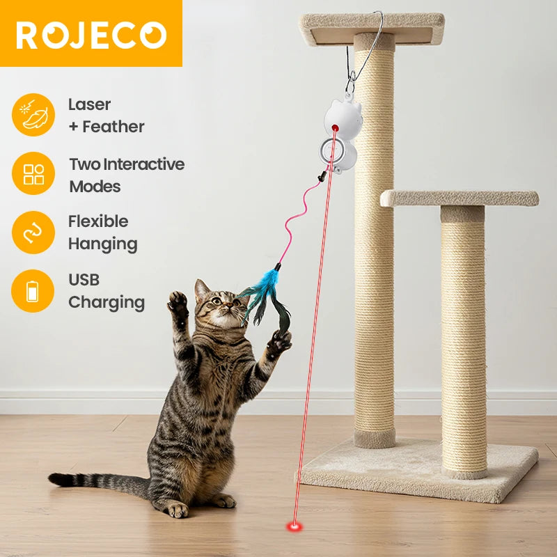 CowLost | rojeco-automatic-cat-toys-interactive-2-in-1 |1