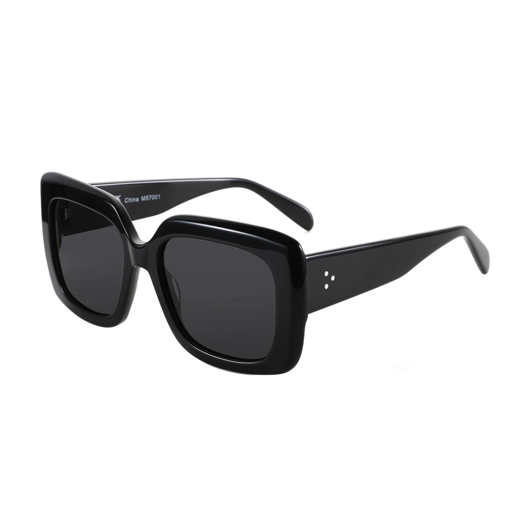 CowLost | zenottic-women-large-rectangle-polarized-sunglasses-thick-frame-uv400-protection |16