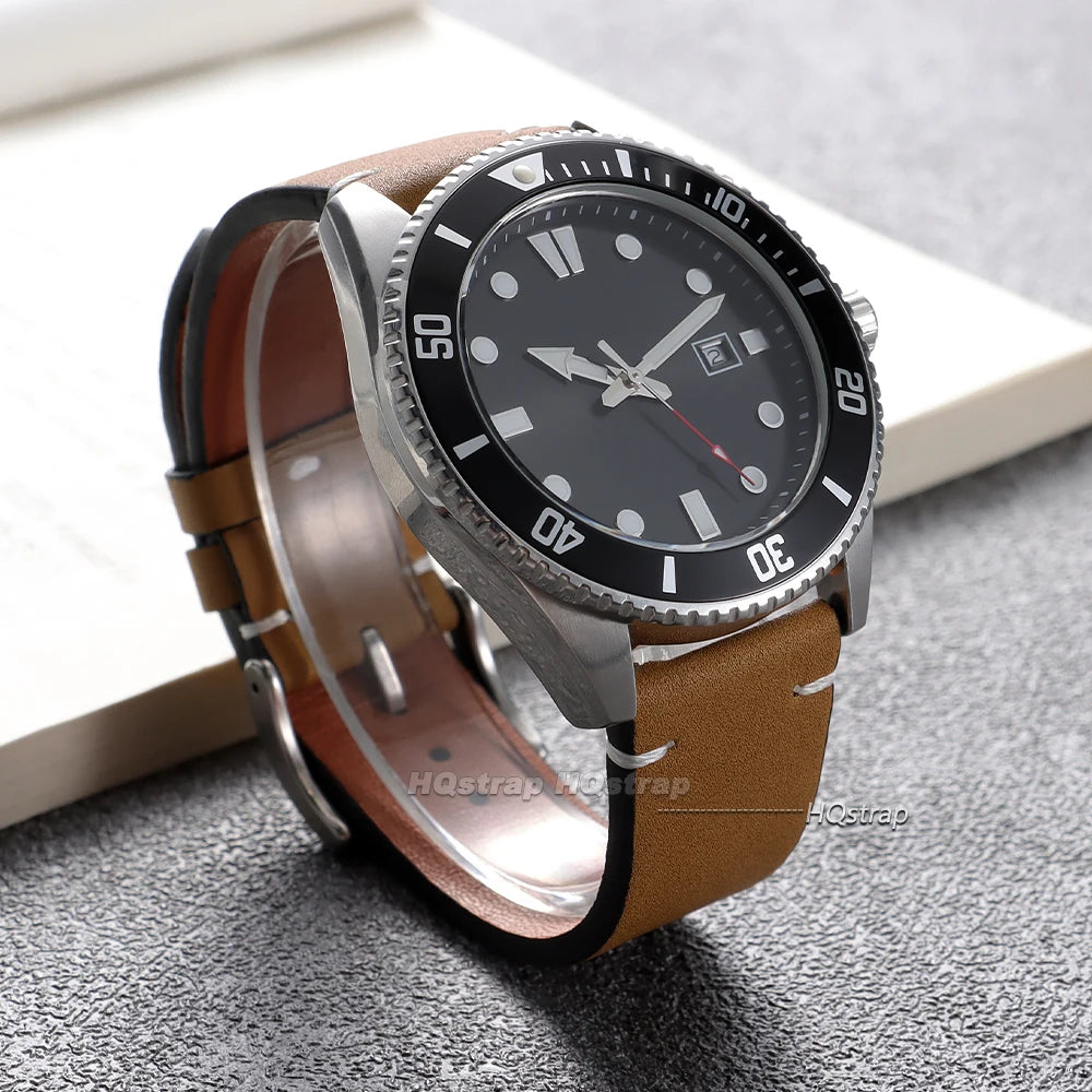 CowLost | product_id-vintage-quick-release-leather-watch-band-18mm-20mm-22mm-unisex-cowhide-strap-handmade-stitching |4