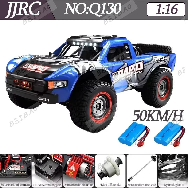 CowLost | fencing-barriers-jjrc-q130-70km-h-4wd-brushless-motor-rc-car-high-speed-drift-monster-truck |45