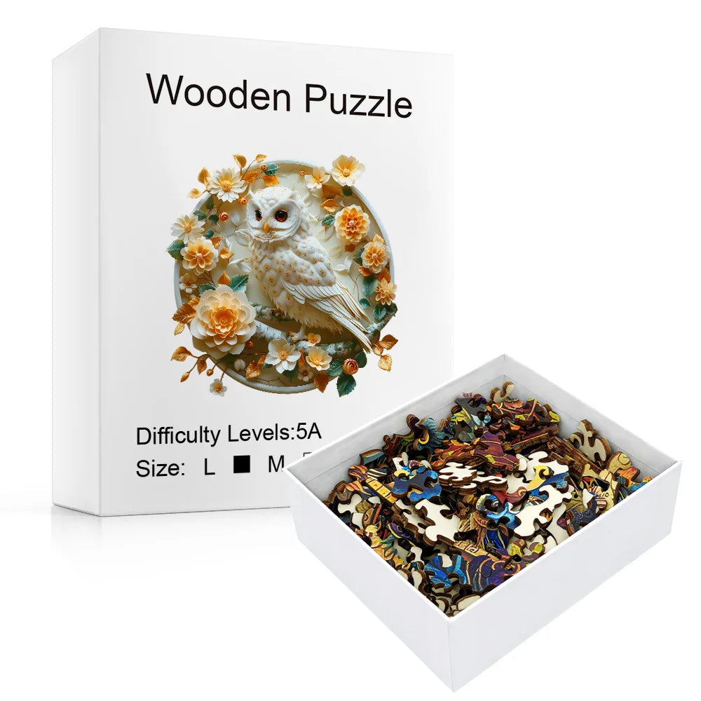 CowLost | product_id-wise-owl-wooden-jigsaw-puzzle-advanced-challenge-for-adults-family-gifts |4