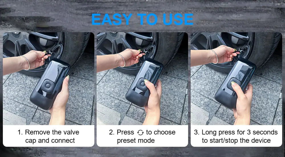 CowLost | motorcycle-tires-product_id-yiju-wireless-portable-electric-car-air-pump-with-lcd-digital-display-for-tires |14