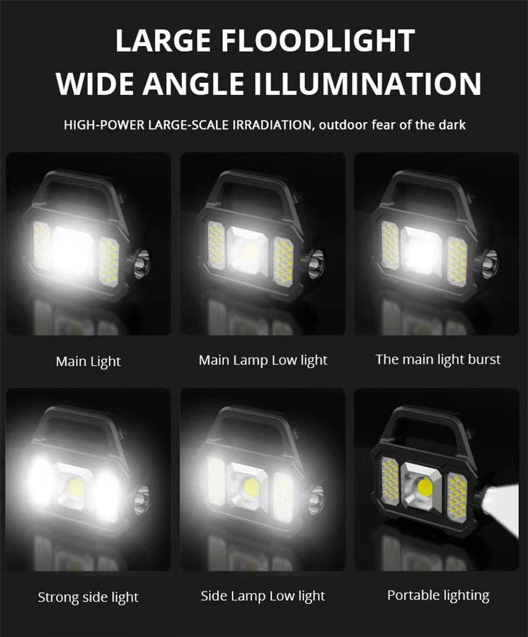 CowLost | product_id-solar-rechargeable-waterproof-led-camping-flashlight-with-cob-zoom-phone-charger |12