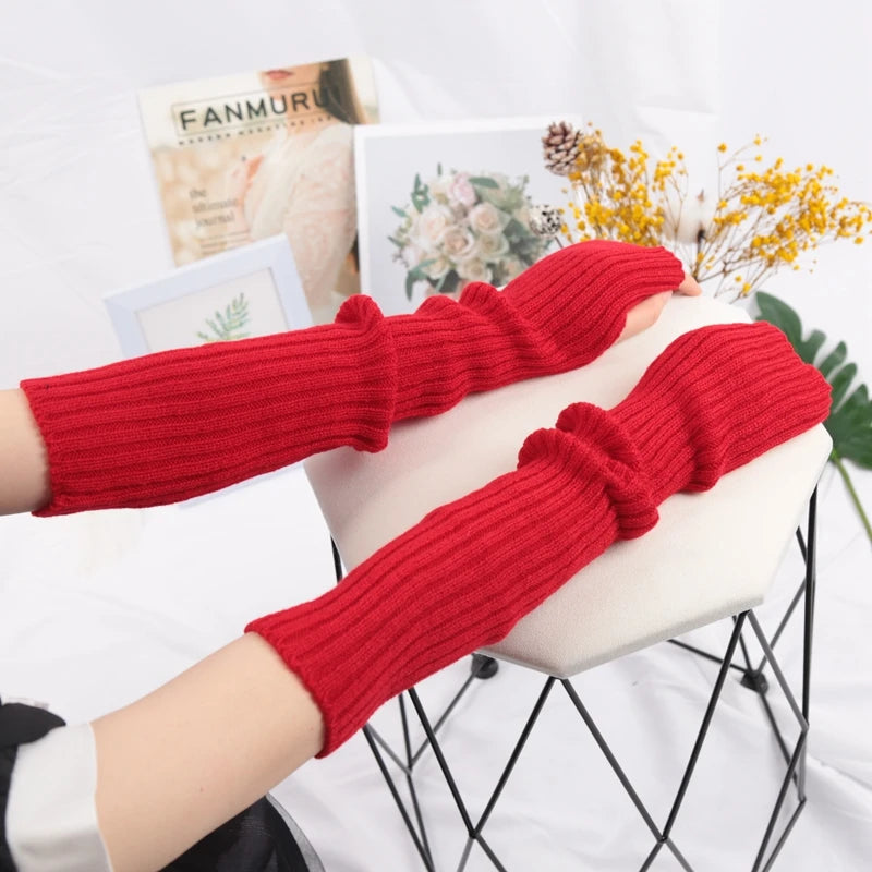 CowLost | activewear-pants-women-long-fingerless-knit-gloves |16