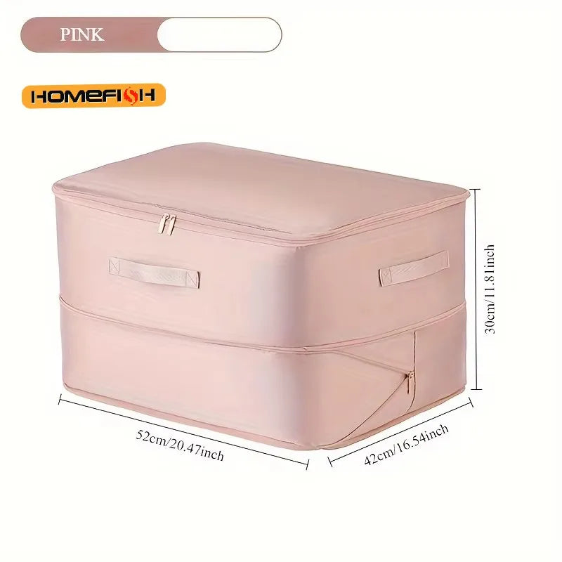 CowLost | product_id-heavy-duty-self-compressing-storage-bag-for-clothes-blankets-quilts-portable-closet-organizer |5