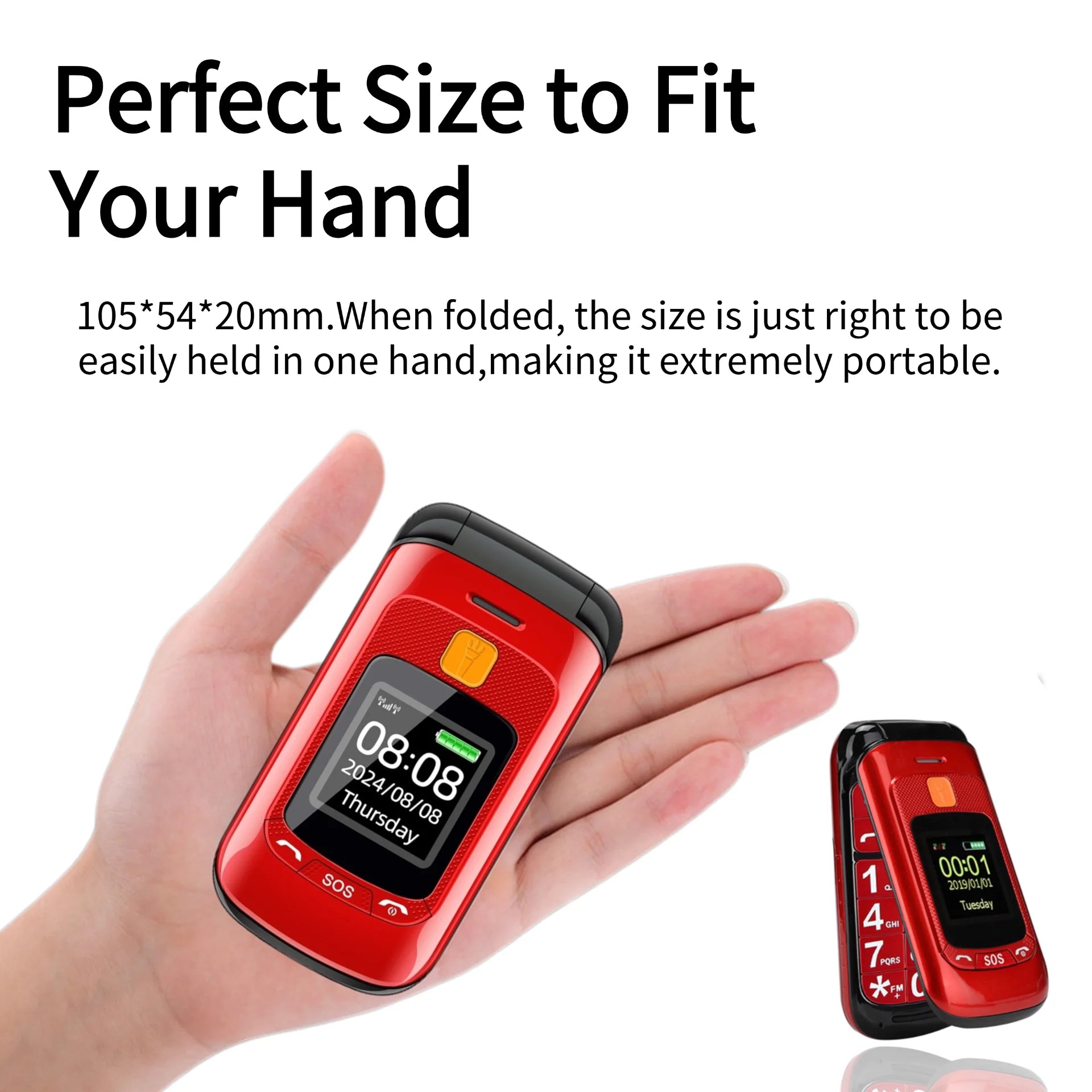 CowLost | mafam-f899-small-cover-folded-elderly-mobile-phone-for-seniors |2