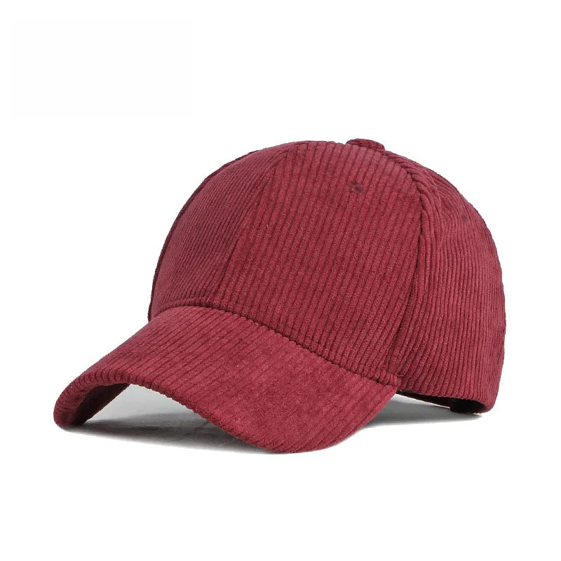CowLost | corduroy-baseball-cap-for-women-men-new-cotton-solid-color-sunhat |24