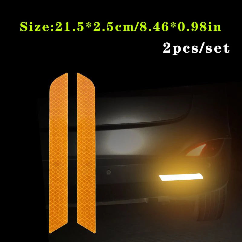 CowLost | product_id-2pcs-reflective-car-rear-bumper-safety-strip-stickers |13