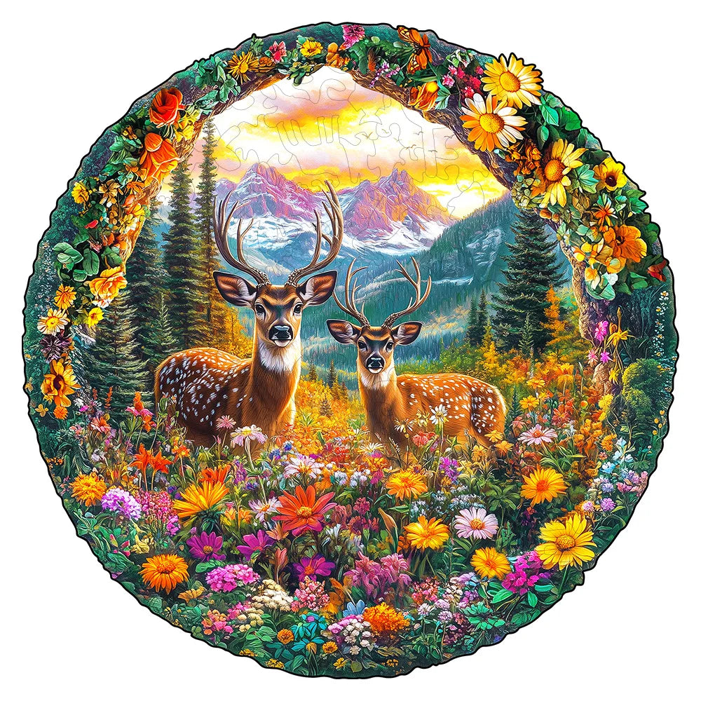 CowLost | product_id-forest-deer-3d-wooden-puzzle-relaxation-family-game-gift |1