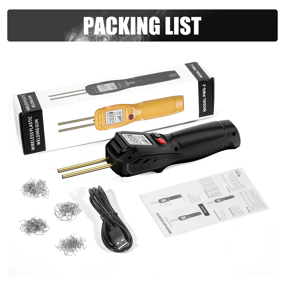 500W Handheld Wireless Plastic Welding Machine with LCD Display for Car Bumper Repair