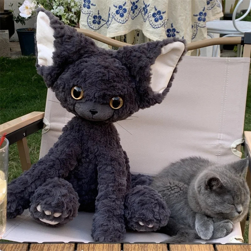 CowLost | fencing-barriers-devon-rex-plush-toy-german-curly-cat-soft-stuffed-doll |28