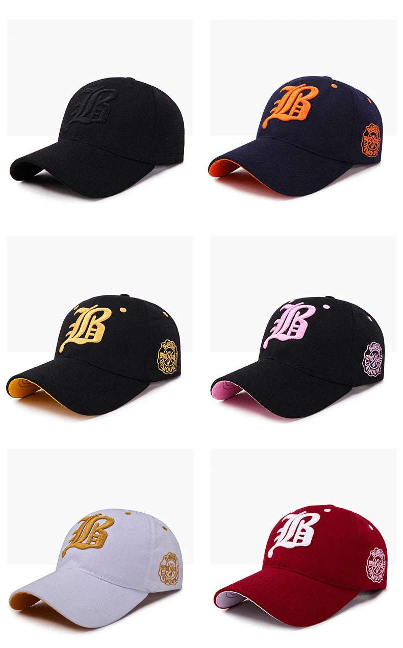 CowLost | men-womens-baseball-cap-summer-cotton-hat-embroidery-snapback-hip-hop-cap |8