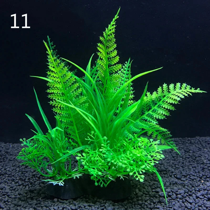 12 Kinds Artificial Aquarium Decor Plants