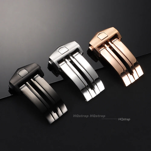 CowLost | 18mm-20mm-stainless-steel-watch-buckle-for-tag-heuer-solid-folding-metal-buckles-for-silicone-watchband-double-button-clasp-1 |2