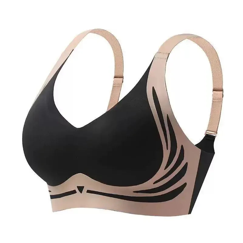 CowLost | product_id-large-wire-free-seamless-bra-for-women-anti-sagging-gathered-no-marks-beautiful-back-design |9