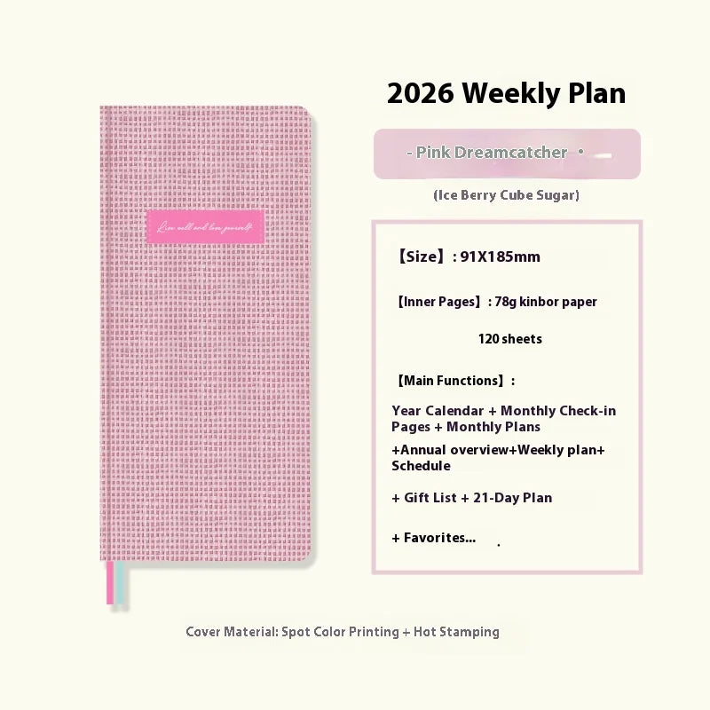 CowLost | product_id-kinbor-2026-weekly-monthly-plan-notebook-with-10-patterns-78g-paper-120-sheets |40