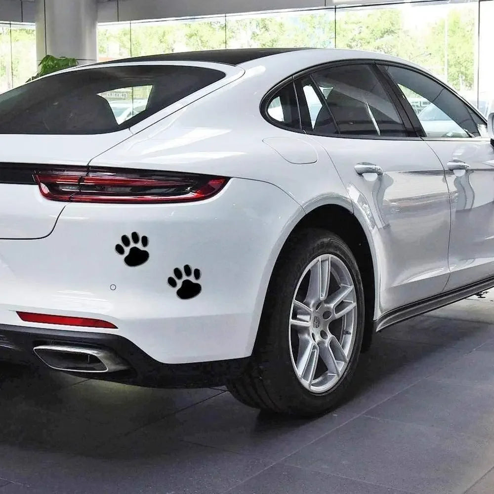 CowLost | vehicle-parts-accessories-2pcs-3d-car-stickers-paw-footprint-animal-claw-design |5