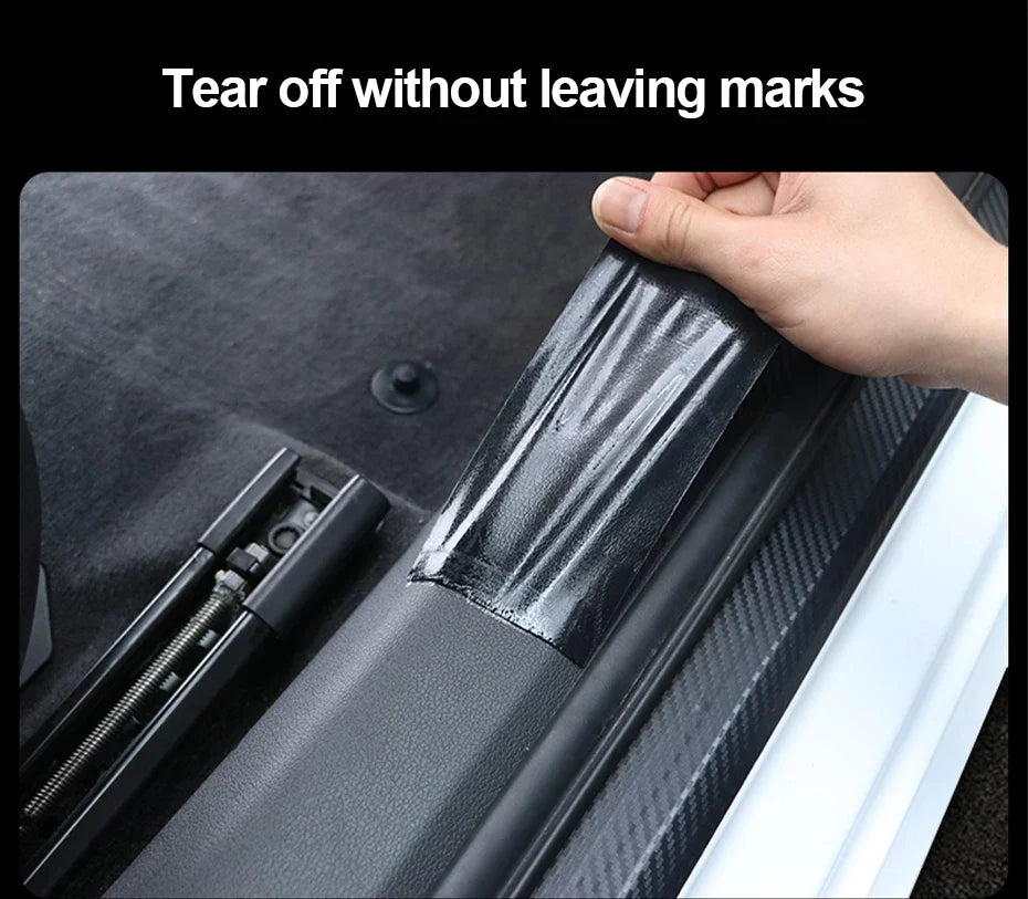 CowLost | product_id-carbon-fiber-waterproof-anti-scratch-car-door-sill-protector-film-sticker |12