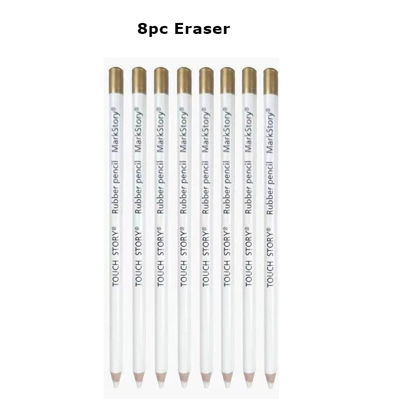 CowLost | product_id-5-12pcs-rubber-pencil-erasers-highlighter-art-pens-for-drawing-sketching-accessories |14