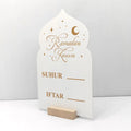 CowLost | acrylic-ramadan-kareem-decoration-wooden-base-eid-mubarak-ornament |5