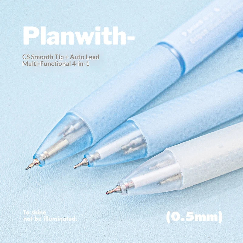 CowLost | product_id-planwith-3-color-gel-pen-with-mechanical-pencil-comfortable-grip-black-red-blue-ink-for-study-office |5