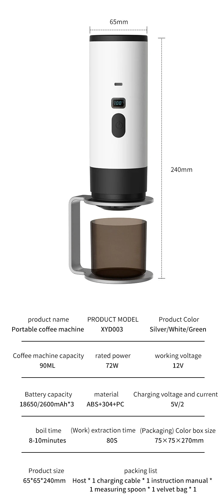 CowLost | product_id-portable-wireless-15bar-3-in-1-automatic-capsule-coffee-machine-with-heating-overflow-protection |15