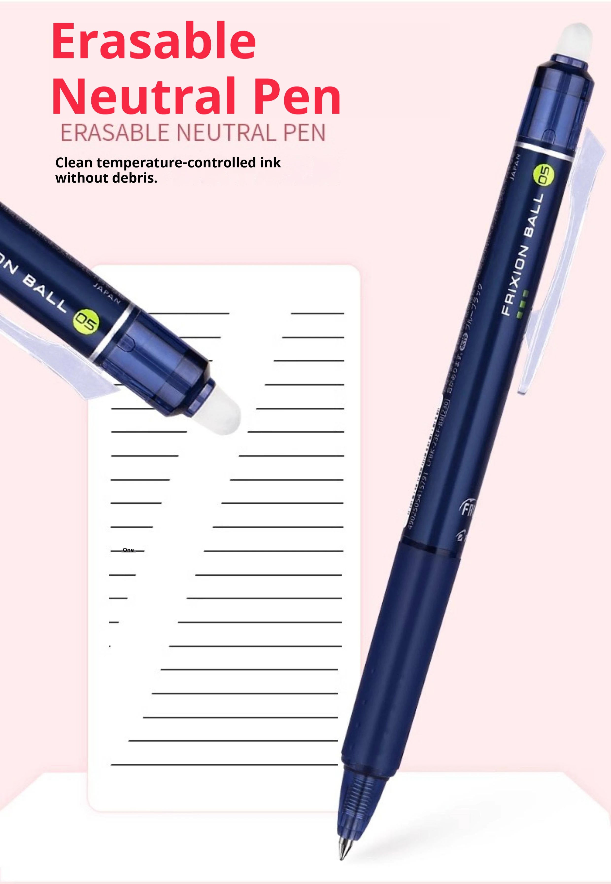 CowLost | product_id-japan-pilot-heat-erasable-gel-pen-0-5mm-fine-point-jumbo-ink-capacity-for-students-office |5