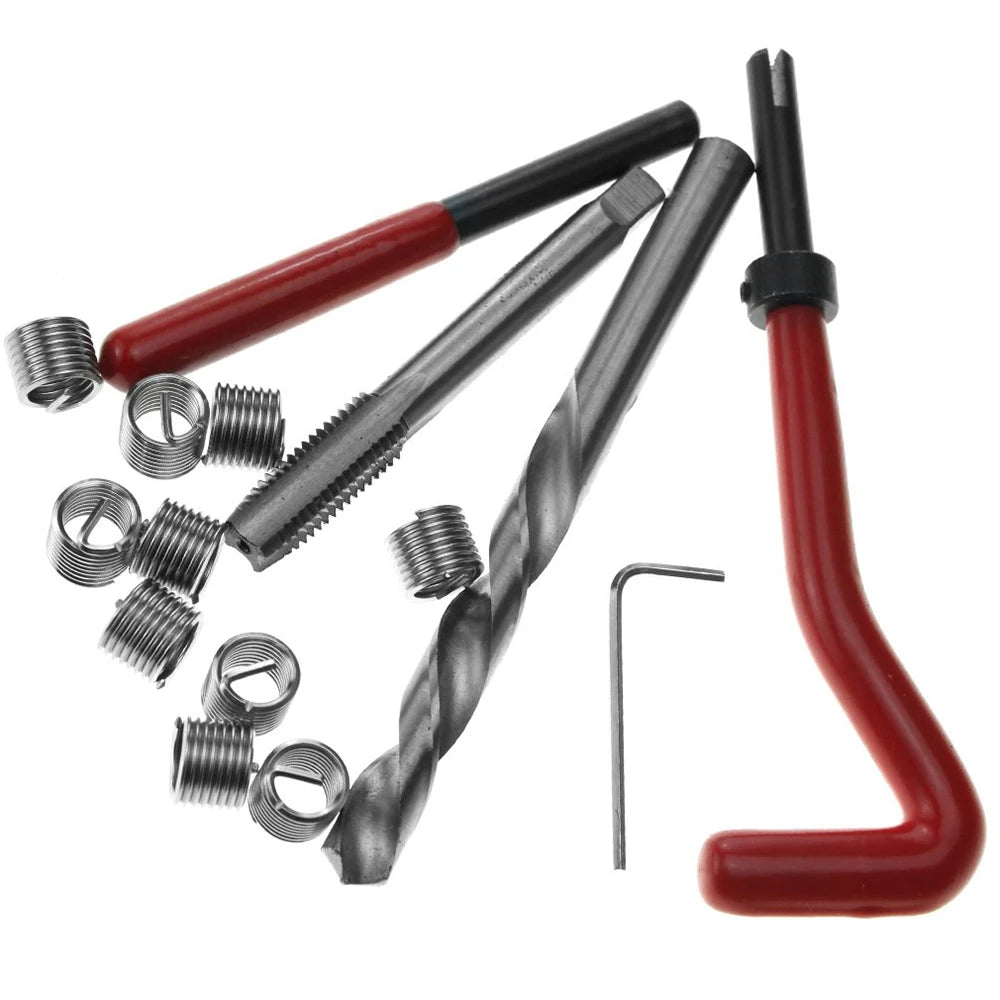 CowLost | product_id-15pcs-metric-helicoil-thread-repair-kit-m5-m14-m12x1-5-for-car-coil-tools |29