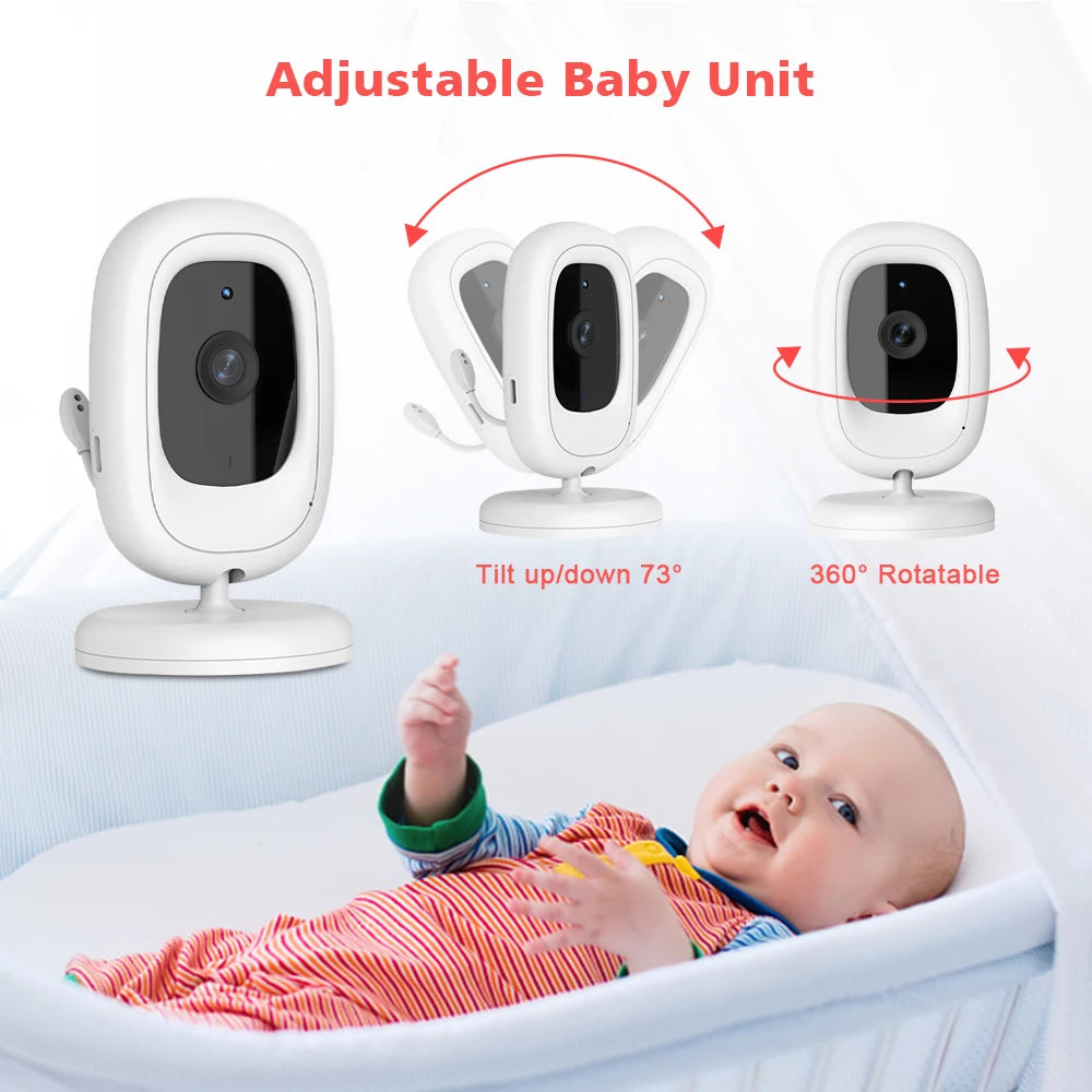 CowLost | 5-0-inch-720p-video-baby-monitor-camera-3x-digital-zoom-two-way-audio-auto-night-vision-300m-transmission-security-camera-vb618 |12