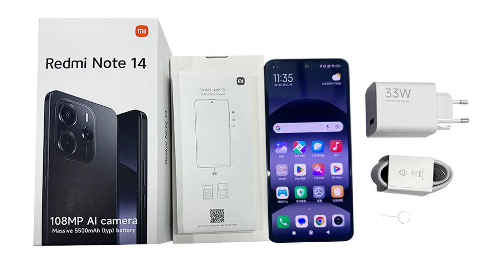 CowLost | xiaomi-redmi-note-14-smartphone-108mp-ai-camera-5500mah-6-67-120hz-amoled-display-mediatek-helio-g99-ultra |8