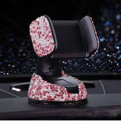 CowLost | product_id-diamond-crystal-car-air-vent-phone-holder-clip-stand-bracket-interior-accessory |37