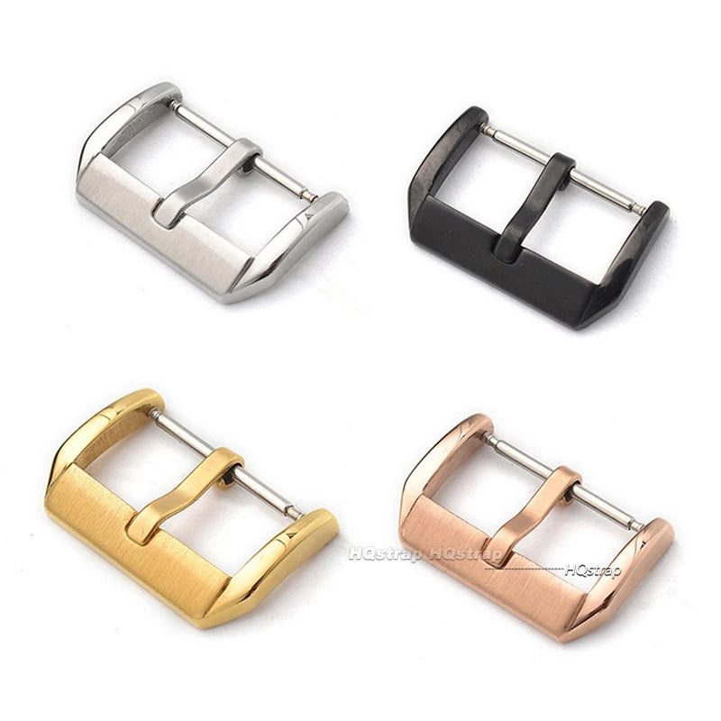 CowLost | watch-bands-product_id-stainless-steel-watch-pin-buckle-10-24mm-brushed-silver-gold-black-strap-clasp-accessories |2