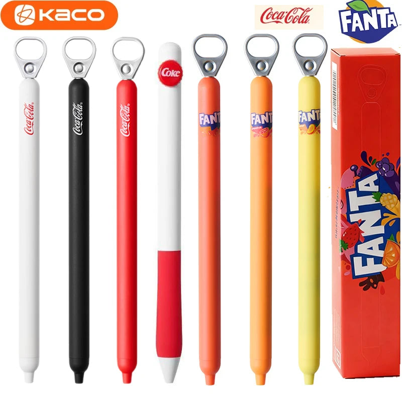 CowLost | product_id-kaco-coca-cola-fanta-0-5mm-black-ink-gel-pen-push-button-office-school-use |1