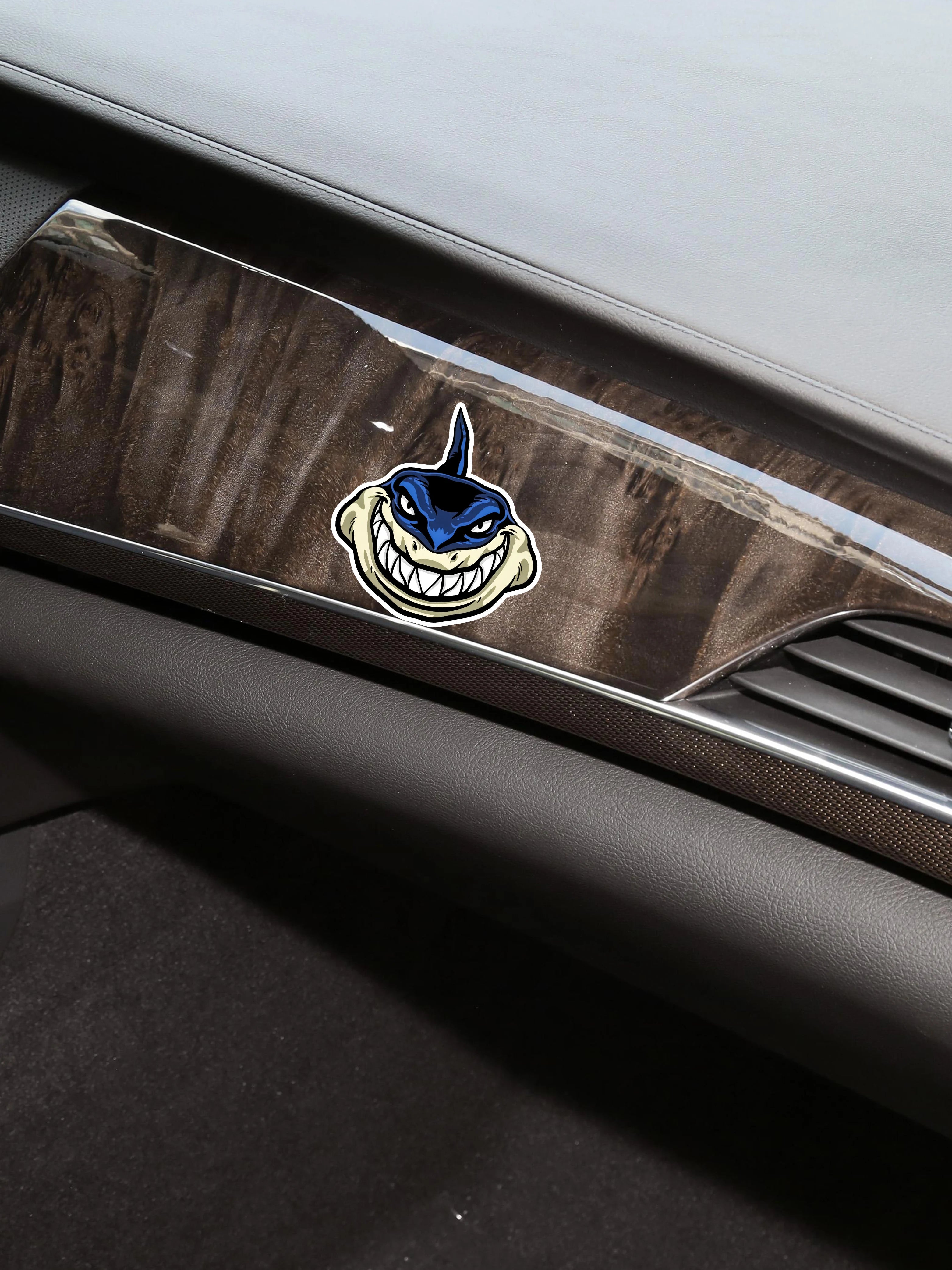 CowLost | waterproof-sun-protection-smiling-shark-cartoon-car-sticker |7